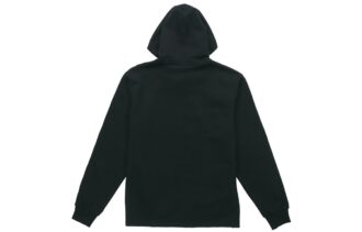 Sudadera con capucha y logo metálico “Black Gold”