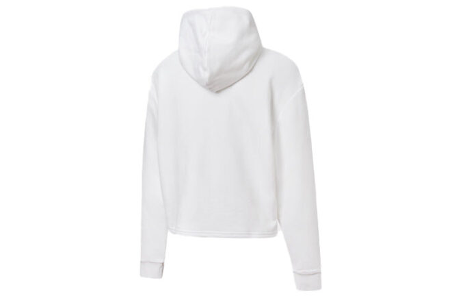 Sudadera con capucha y logo metálico “White Gold” (mujeres)