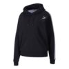 Sudadera con capucha y logo pequeño (mujeres) en blanco y negro