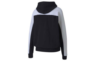 Sudadera con capucha y logo pequeño (mujeres) en blanco y negro