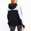 Sudadera con capucha y logo pequeño (mujeres) en blanco y negro
