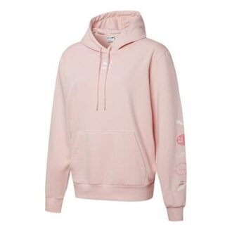 Sudadera con capucha y logo pequeño “Rosa claro” (WMNS)