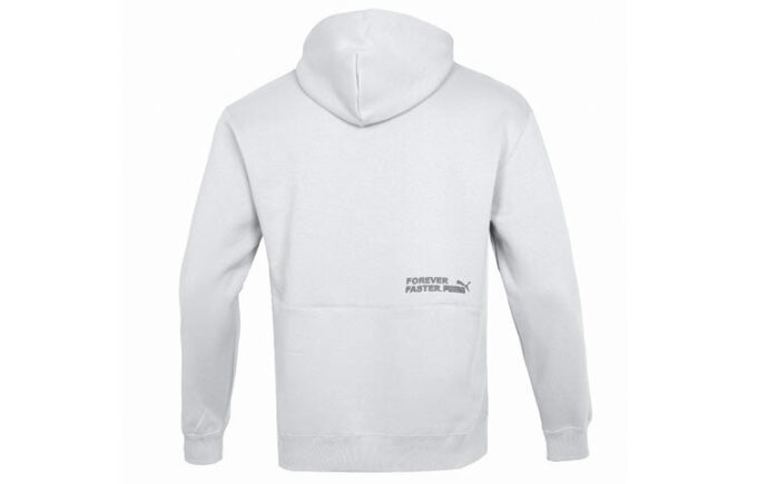 Sudadera con capucha y logo pequeño y relajado, color gris