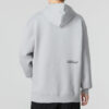 Sudadera con capucha y logo pequeño y relajado, color gris