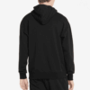 Sudadera con capucha y logotipo circular “Negra”