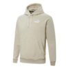 Sudadera con capucha y logotipo de ESS en beige
