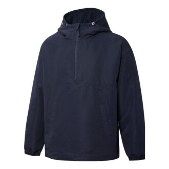 Sudadera con capucha y media cremallera MMQ “Azul marino”