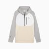 Sudadera con capucha y media cremallera PUMATECH para hombre