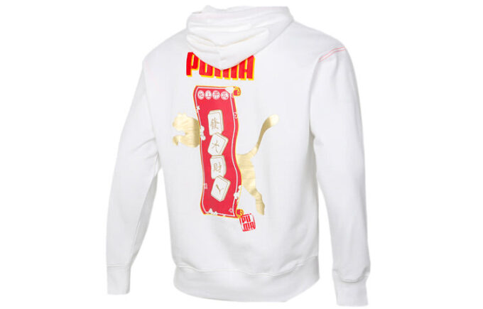 Sudadera con capucha YOTOX “Blanco Rojo Amarillo”