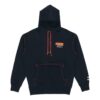 Sudadera con capucha YOTOX “Negro, rosa y verde”
