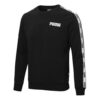 Sudadera con cinta con el logo en blanco y negro