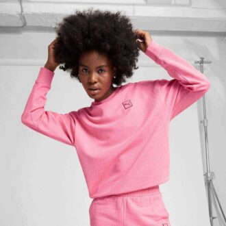 Sudadera con cuello redondo cómoda para mujer Elevated Essentials