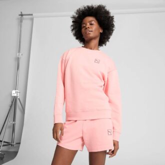 Sudadera con cuello redondo cómoda para mujer Elevated Essentials