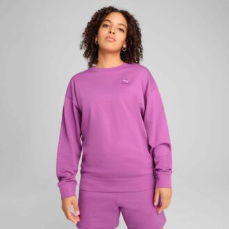 Sudadera con cuello redondo cómoda para mujer Elevated Essentials