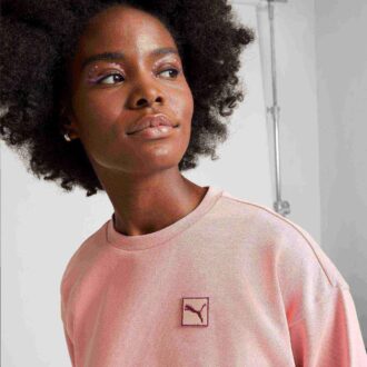 Sudadera con cuello redondo cómoda para mujer Elevated Essentials