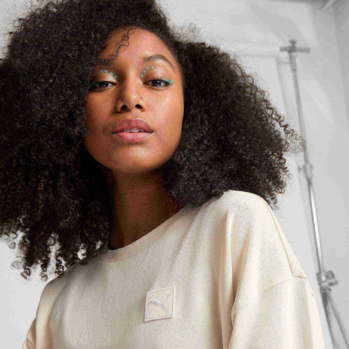 Sudadera con cuello redondo cómoda para mujer Elevated Essentials Sudadera con cuello redondo cómoda para mujer Elevated Essentials
