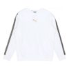 Sudadera con cuello redondo Metallic Nights “Blanco, negro y dorado”