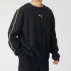 Sudadera con cuello redondo Metallic Nights “Negro Dorado”