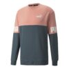 Sudadera con cuello redondo y bloques de color Power “Rosa”