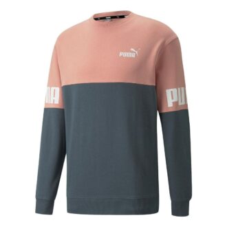 Sudadera con cuello redondo y bloques de color Power “Rosa”