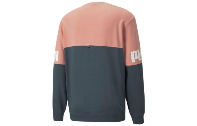 Sudadera con cuello redondo y bloques de color Power “Rosa”