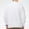 Sudadera con cuello redondo y estampado de juego “Blanco, negro y verde”