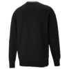 Sudadera con cuello redondo y logo pequeño en blanco y negro