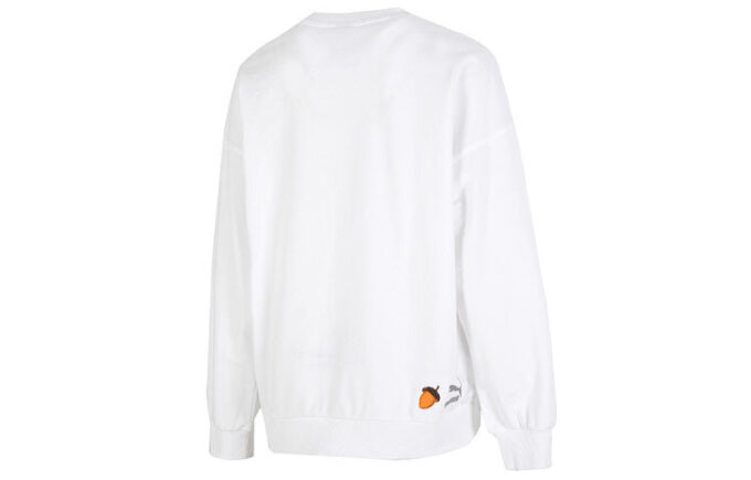 Sudadera con cuello redondo y mangas abullonadas FF (WMNS) “Blanca”