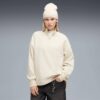 Sudadera con media cremallera para mujer