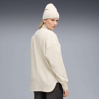 Sudadera con media cremallera para mujer