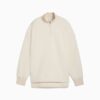 Sudadera con media cremallera para mujer