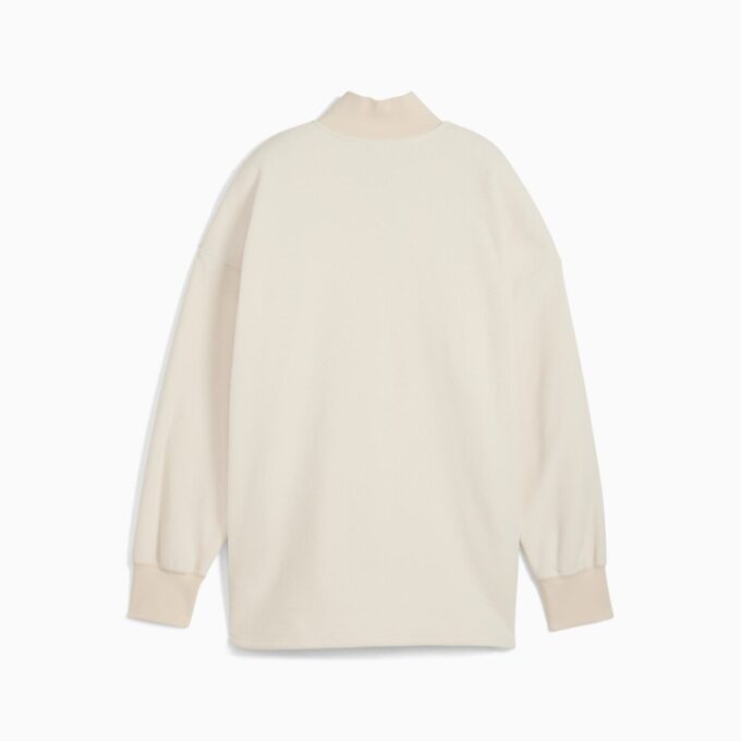 Sudadera con media cremallera para mujer