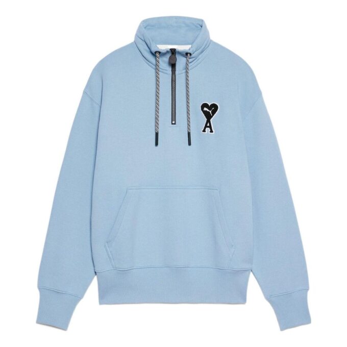 Sudadera con media cremallera PUMA x Ami “Azul”