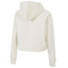 Sudadera corta con capucha Essential Metallic en beige (mujeres)
