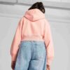 Sudadera corta con capucha para niños grandes con elementos esenciales de armario