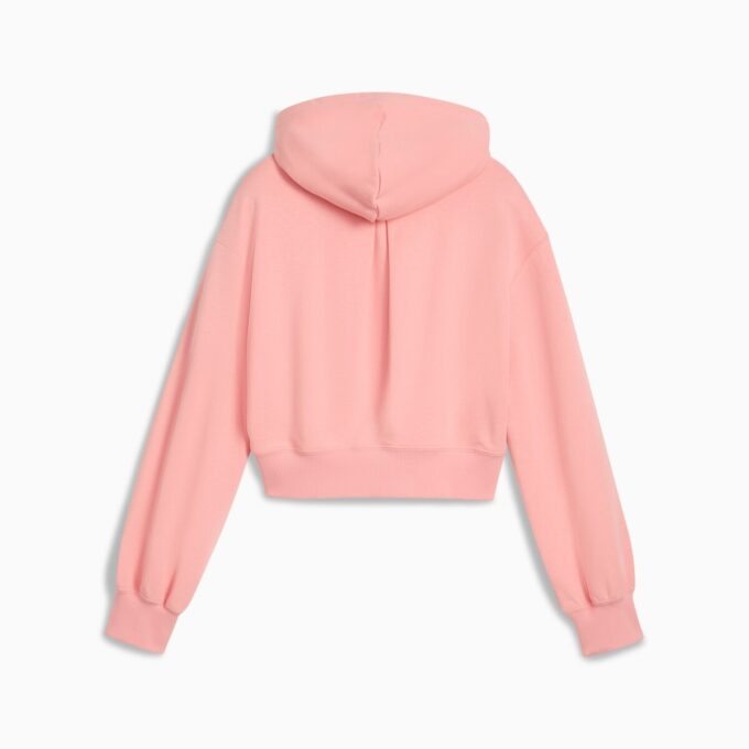 Sudadera corta con capucha para niños grandes con elementos esenciales de armario
