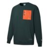 Sudadera de cuello redondo con bolsillo PUMA x Roaringwild “Verde oliva y naranja”