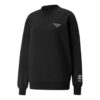Sudadera de cuello redondo con el logotipo del Wellness Club (mujeres) en negro