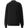 Sudadera de cuello redondo con el logotipo del Wellness Club (mujeres) en negro