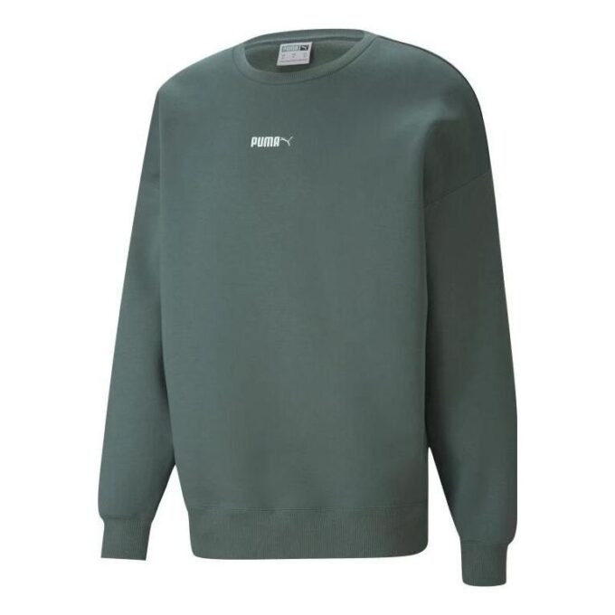 Sudadera de cuello redondo con logo pequeño “Verde”