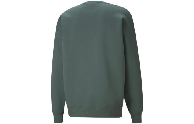 Sudadera de cuello redondo con logo pequeño “Verde”