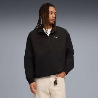 Sudadera de cuello redondo con media cremallera para hombre de PUMATECH