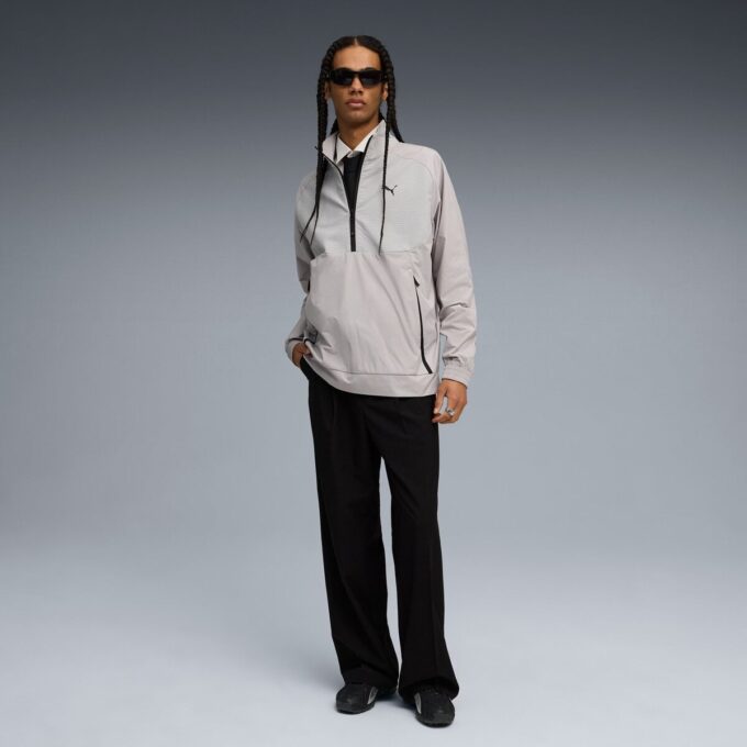 Sudadera de cuello redondo con media cremallera para hombre de PUMATECH Sudadera de cuello redondo con media cremallera para hombre de PUMATECH