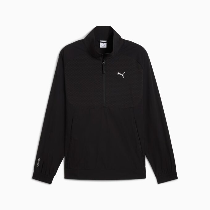 Sudadera de cuello redondo con media cremallera para hombre de PUMATECH Sudadera de cuello redondo con media cremallera para hombre de PUMATECH