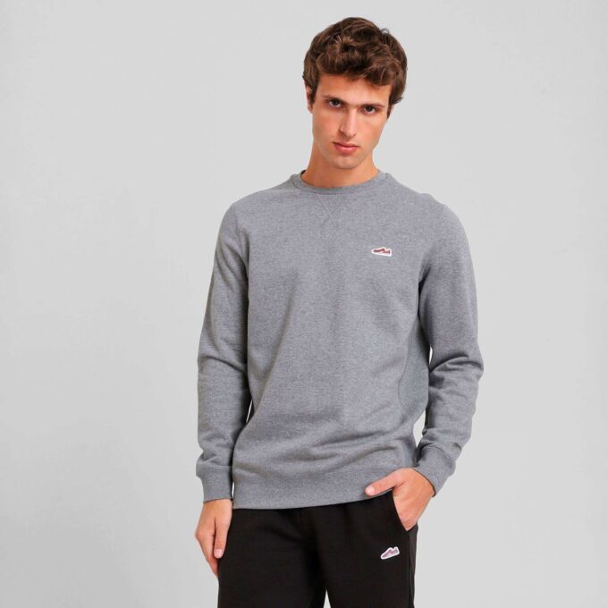 Sudadera de cuello redondo de ante para hombre de Wardrobe Essentials Sudadera de cuello redondo de ante para hombre de Wardrobe Essentials