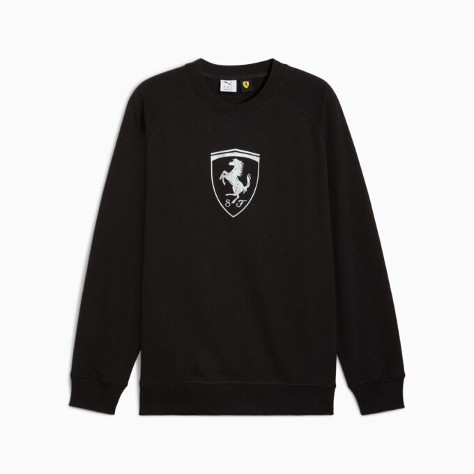 Sudadera de cuello redondo de la Scuderia Ferrari para hombre Motorsport Sudadera de cuello redondo de la Scuderia Ferrari para hombre Motorsport