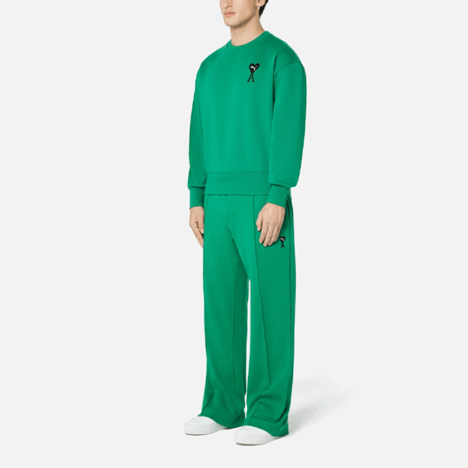 Sudadera de cuello redondo PUMA x Ami “Verde”