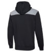 Sudadera deportiva con capucha de polar y logotipo moderno en negro