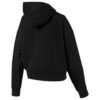Sudadera deportiva con capucha negra para mujer