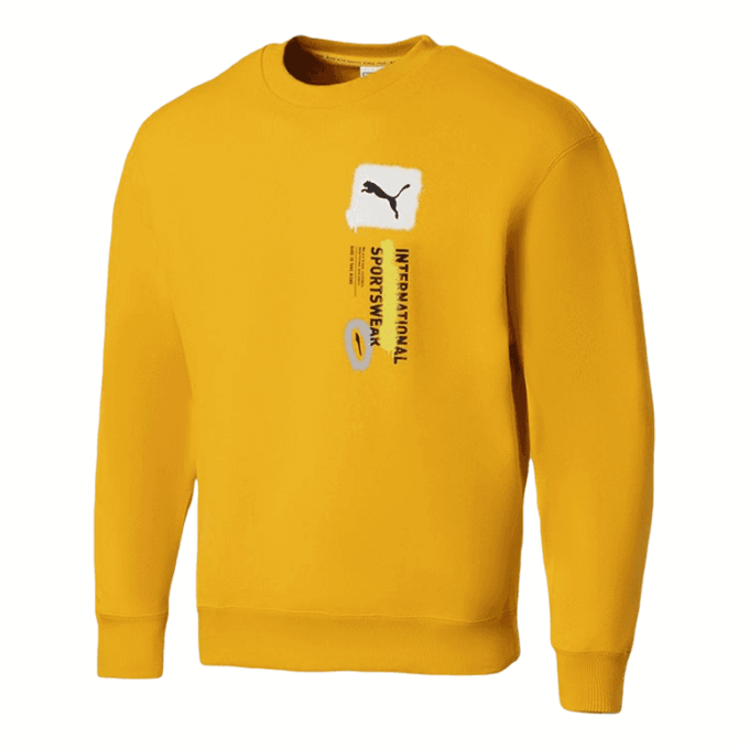 Sudadera deportiva Logo International “Amarillo”